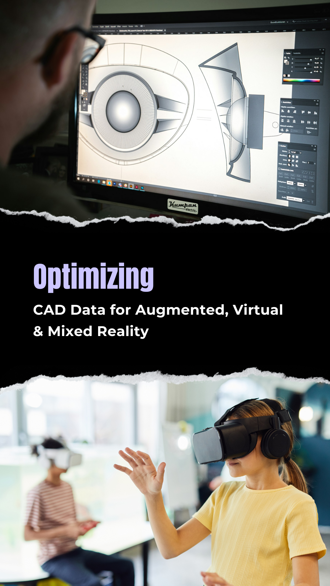 Optimizing CAD Data for Augmented, Virtual & Mixed Reality