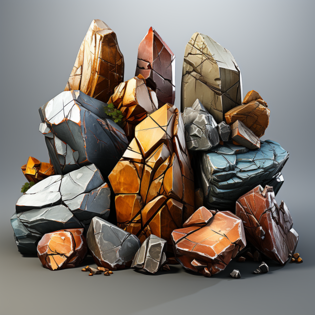 How to make a low poly Rock on Blender?